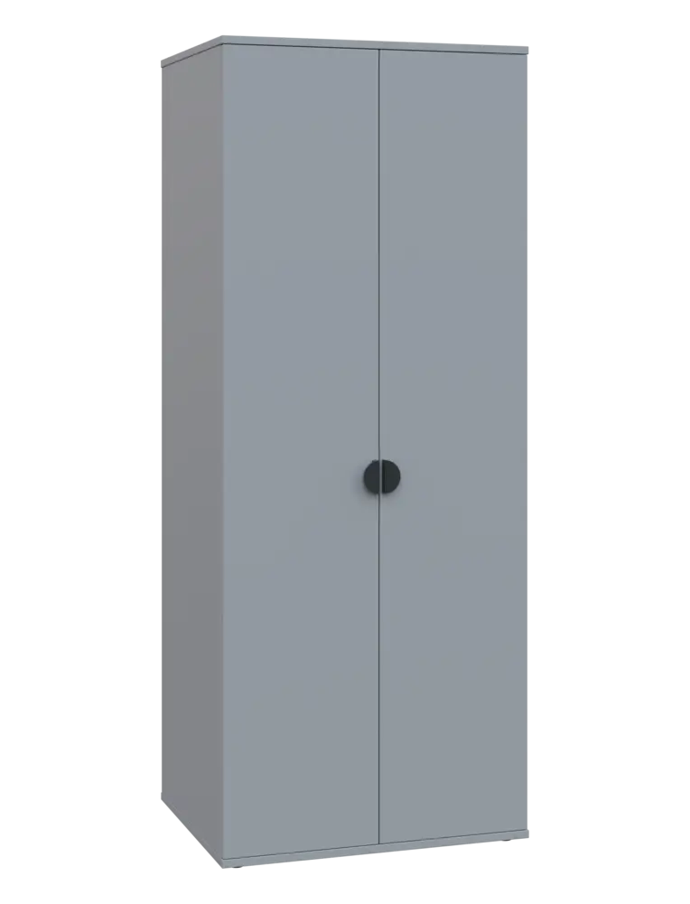 TT 5 - 72 šatní skříň, 2-dveřová, šatní tyč, 1822x720x560, šedá